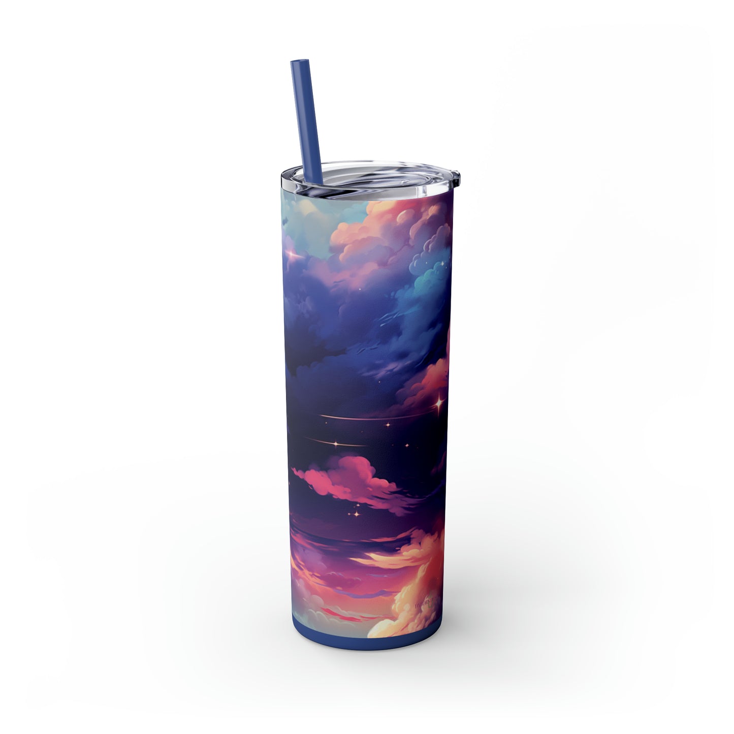 Painted Sky 20oz Insulated Stainless Steel Skinny Tumbler with Lid and Straw - Dyborn Designs