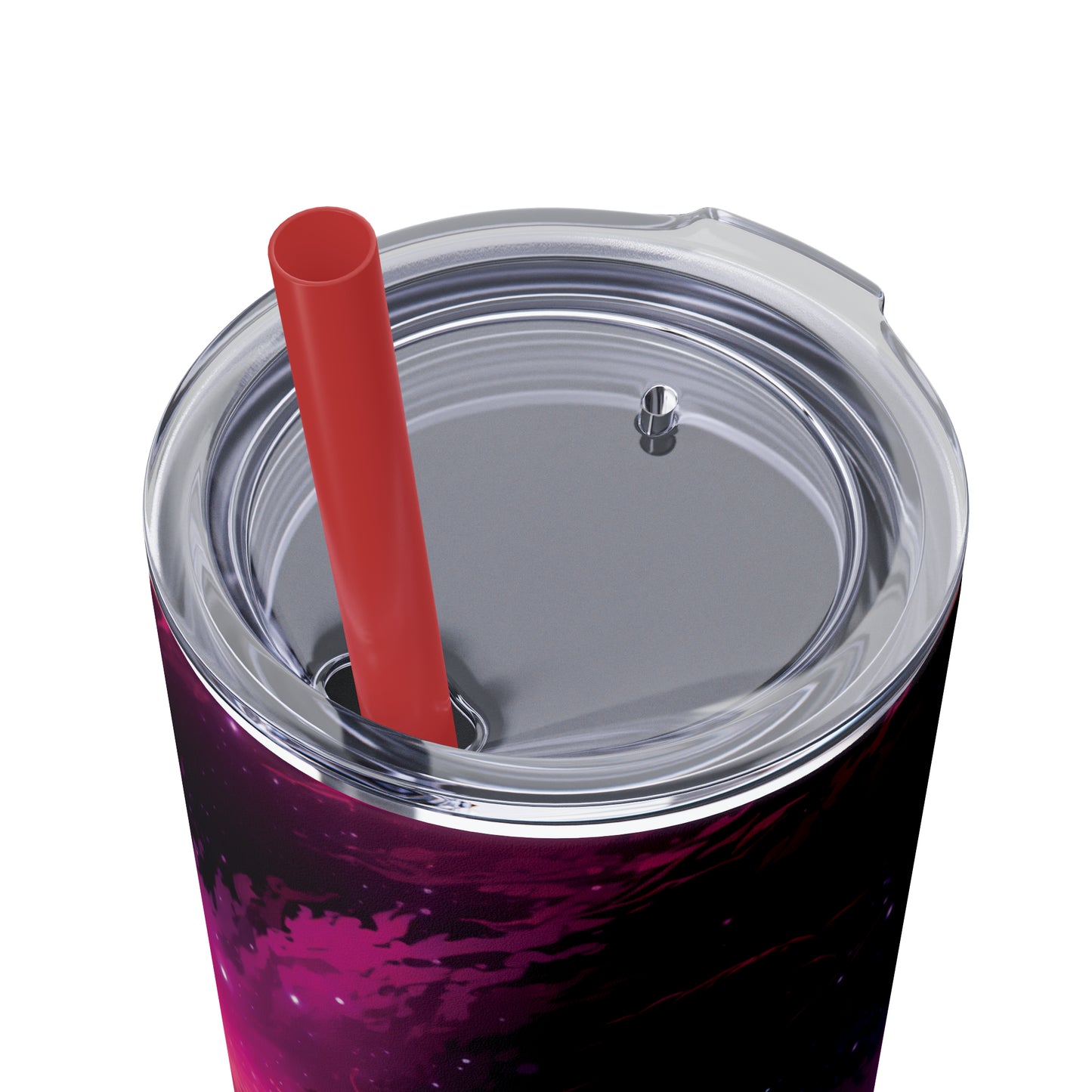 Cosmic Fantasy 20-Ounce Steel Skinny Tumbler with Lid and Straw - Dyborn Designs