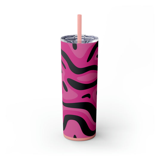 Pink Panther 20oz Insulated Stainless Steel Skinny Tumbler with Lid and Straw - Dyborn Designs