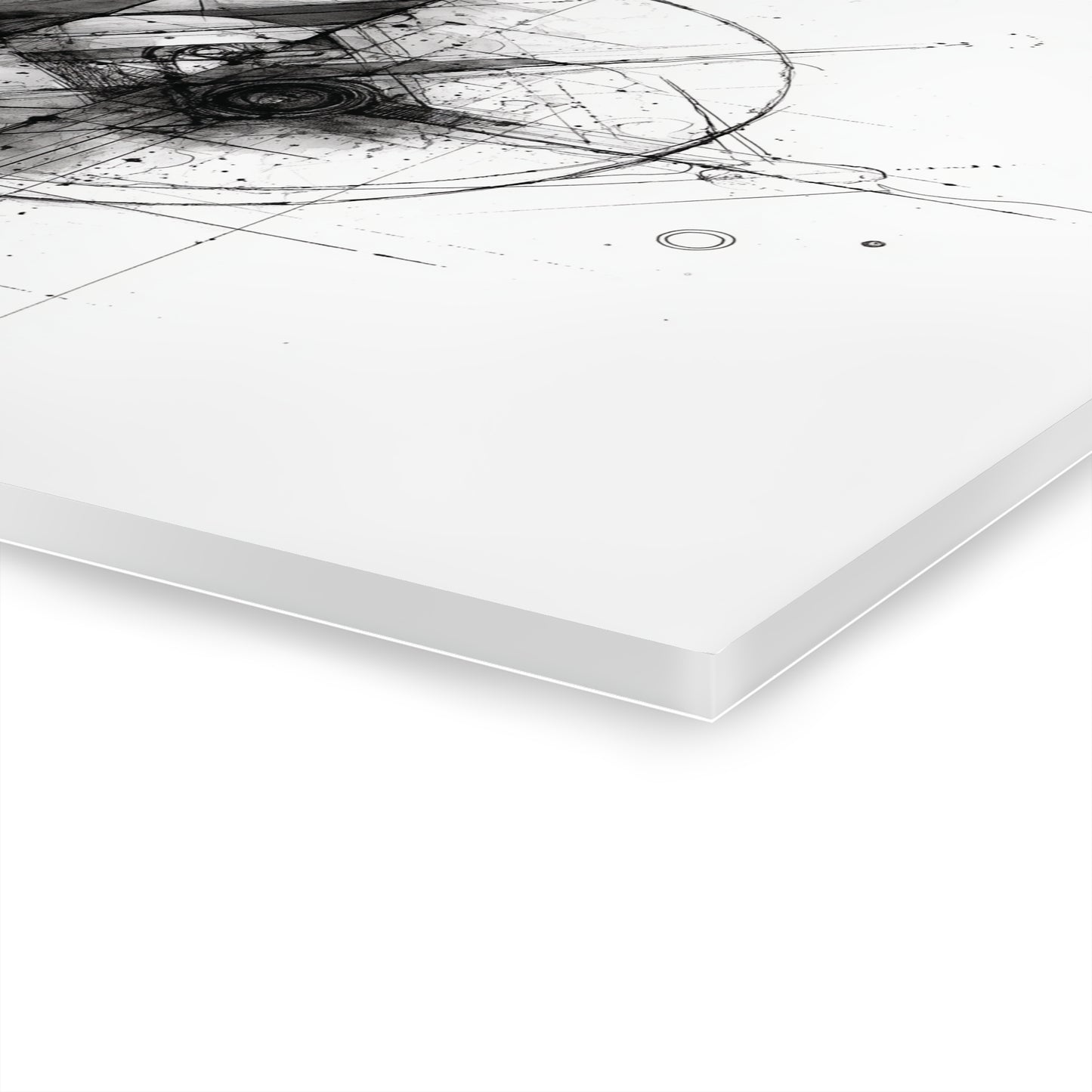 Celestial Draft - Modern Minimalist Acrylic Wall Art - 14 x 11 Inch - Thickness - Dyborn Designs