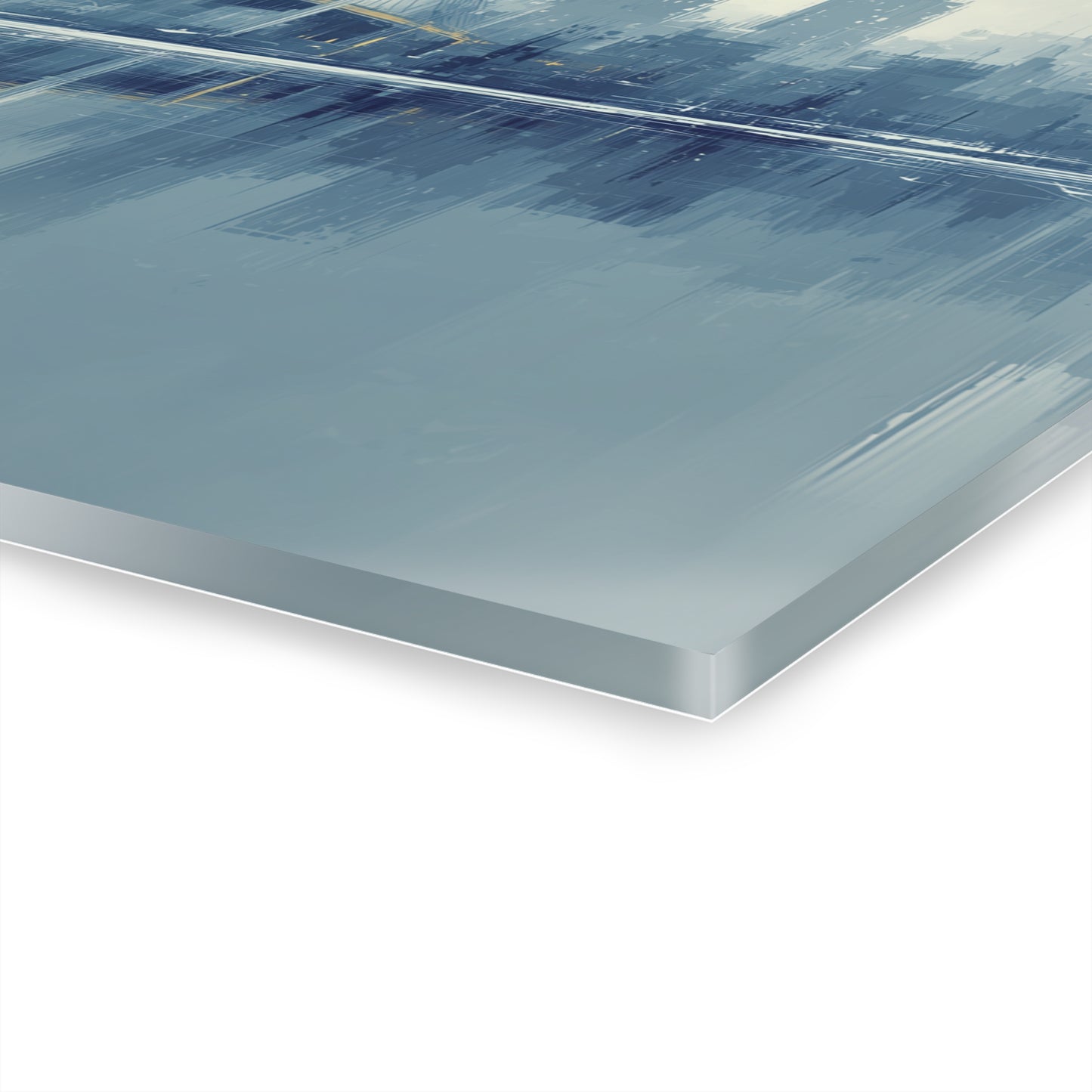 Current Thread - Modern Minimalist Acrylic Wall Art - 20 x 16 Inch - Thickness - Dyborn Design