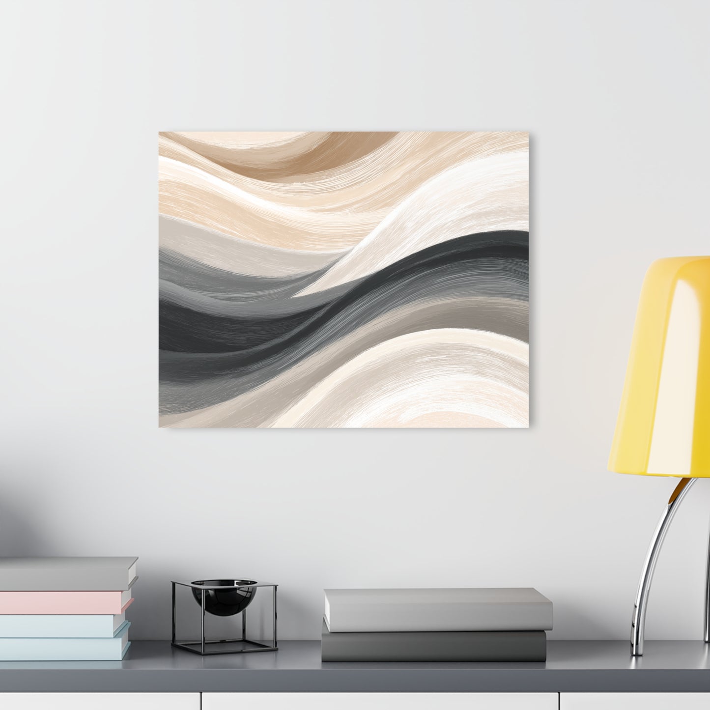 Drifting Haven - Modern Minimalist Acrylic Wall Art - 20 x 16 Inch - Light Mock Up - Dyborn Designs