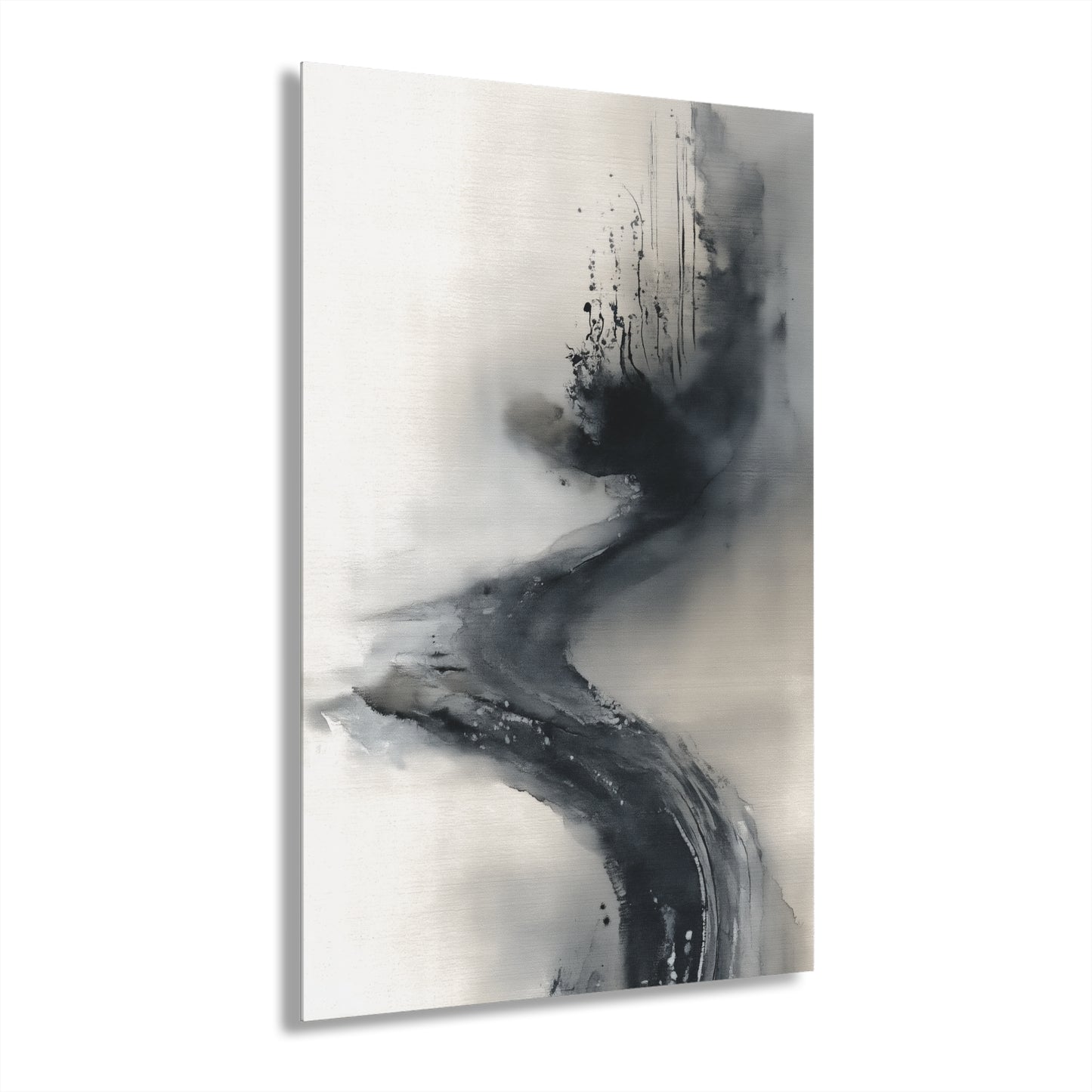 Drifting Memory - Modern Minimalist Acrylic Wall Art - 24 x 36 Inch - Front - Dyborn Designs