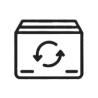 Returns Delivery Box Icon - Background Removed -  Dyborn Designs