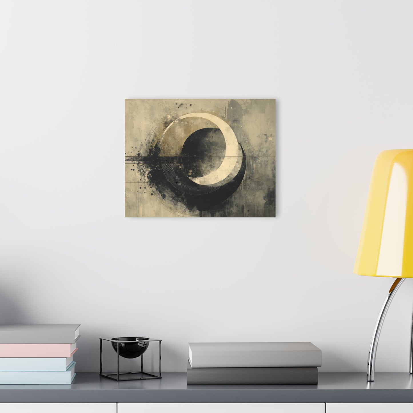 Event Horizon - Modern Minimalist Acrylic Wall Art - 14 x 11 Inch - Light Mock Up - Dyborn Designs