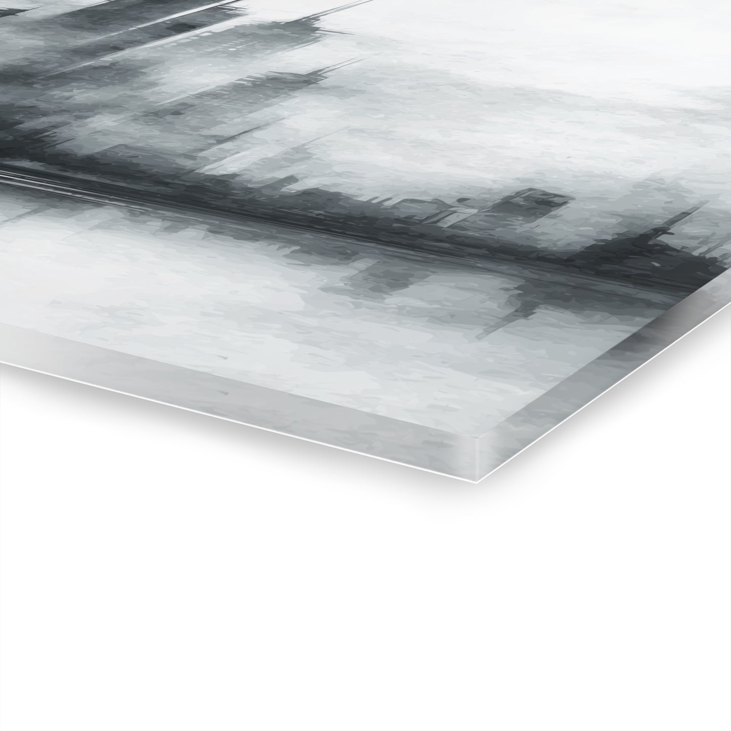 Fading Empire - Modern Minimalist Acrylic Wall Art - 11 x 14 Inch - Thickness - Dyborn Designs