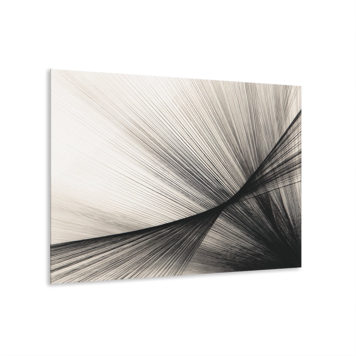 Linear Tension - Modern Minimalist Acrylic Wall Art - 36 x 24 Inch - Front - Dyborn Designs