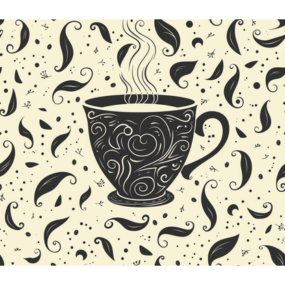 Retro Coffee Cup - Dyborn Designs