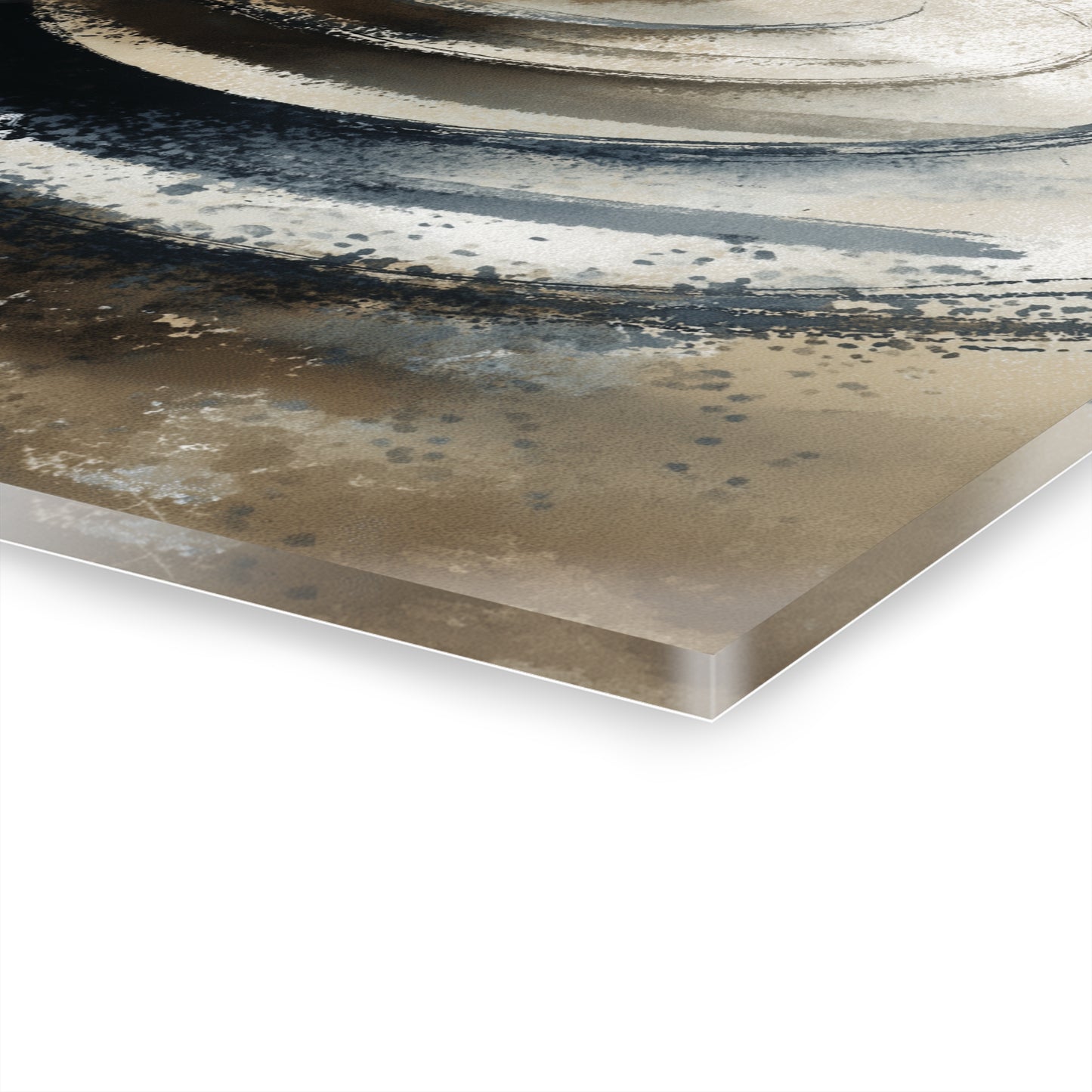 Silent Collapse - Modern Minimalist Acrylic Wall Art - 11 x 14 Inch - Thickness - Dyborn Designs