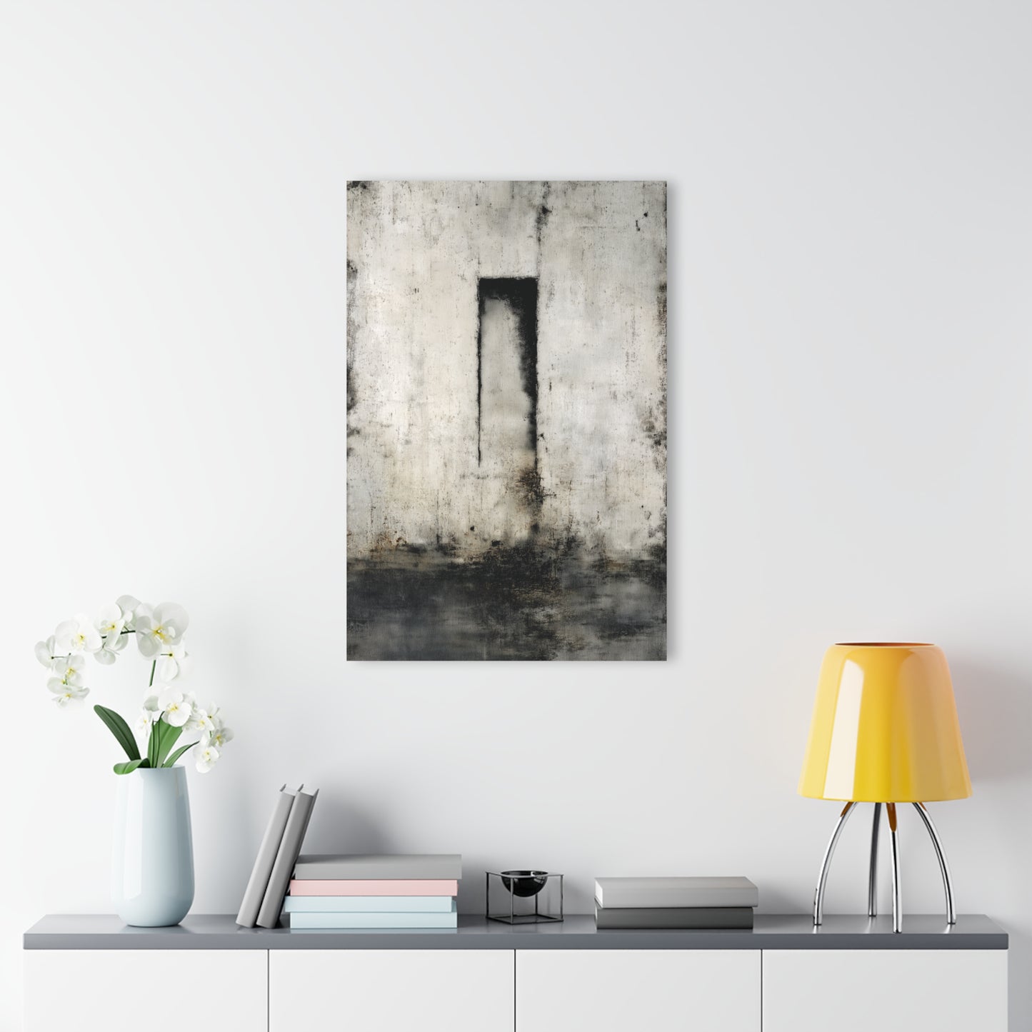 Silent Passage - Modern Minimalist Acrylic Wall Art - 24 x 36 Inch - Light Mock Up - Dyborn Designs