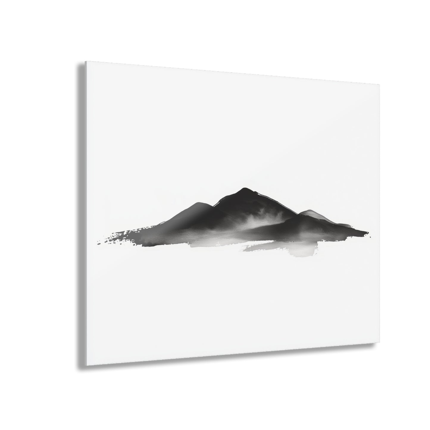 Solitary Ridge - Modern Minimalist Acrylic Wall Art - 20 x 16 Inch - Front - Dyborn Designs