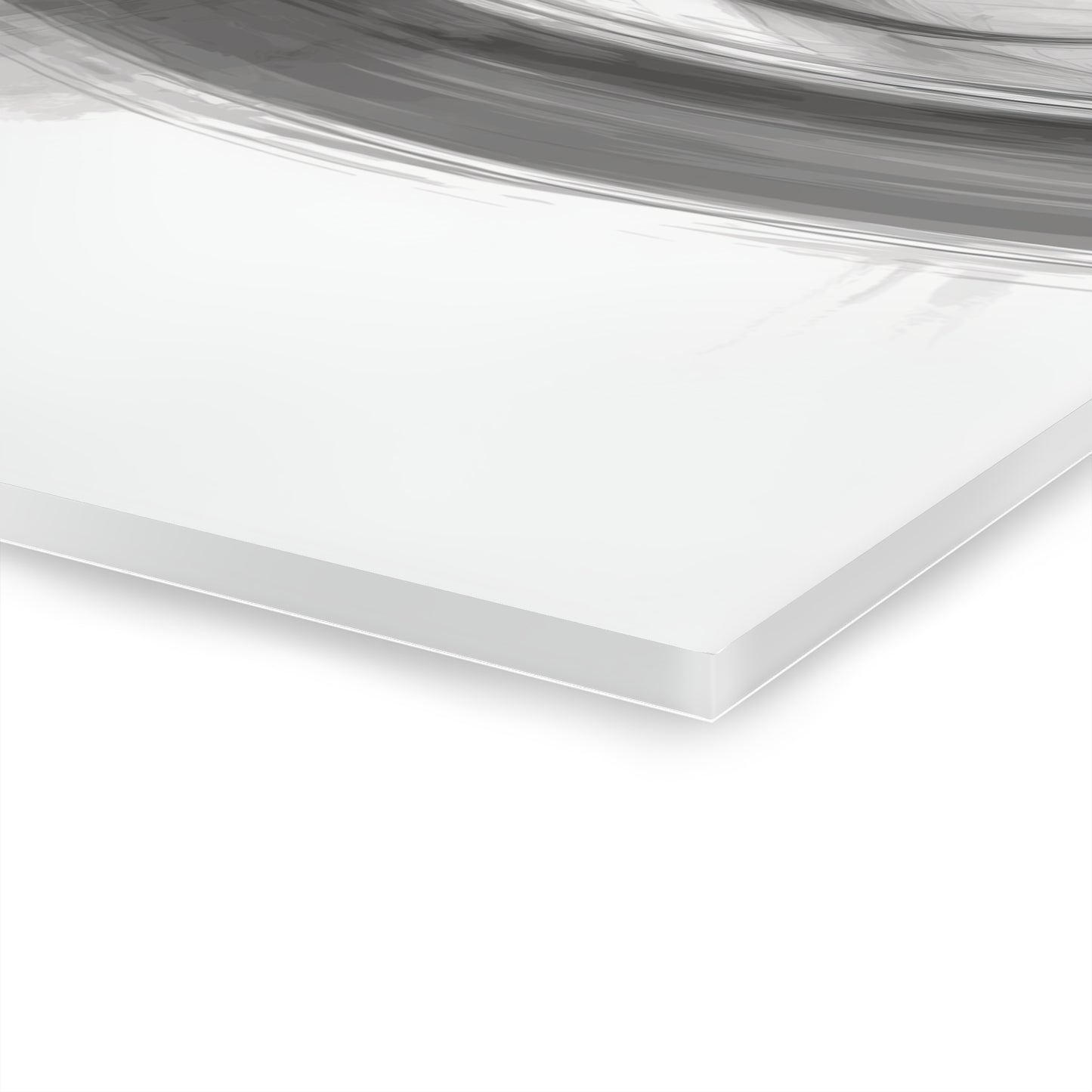 Veiled Motion - Modern Minimalist Acrylic Wall Art - 30 x 20 Inch - Thickness - Dyborn Designs
