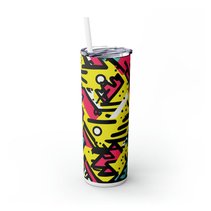 I'm a 90's Kid 20-Ounce Steel Skinny Tumbler with Lid and Straw - Dyborn Designs