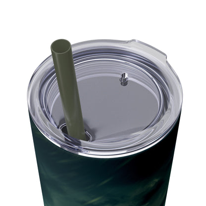 Lightning Storm 20oz Insulated Stainless Steel Skinny Tumbler with Lid and Straw - Dyborn Designs