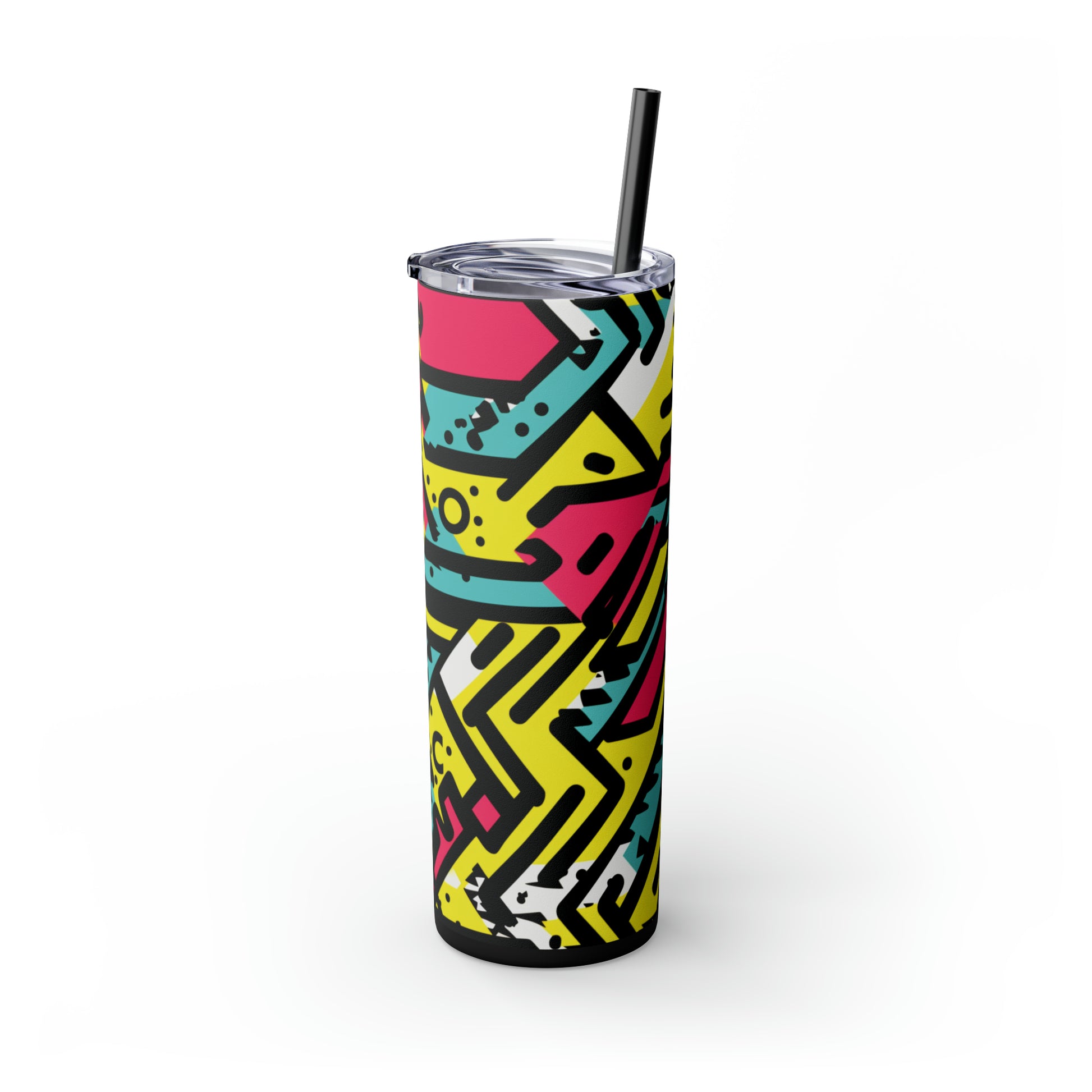 I'm a 90's Kid 20-Ounce Steel Skinny Tumbler with Lid and Straw - Dyborn Designs