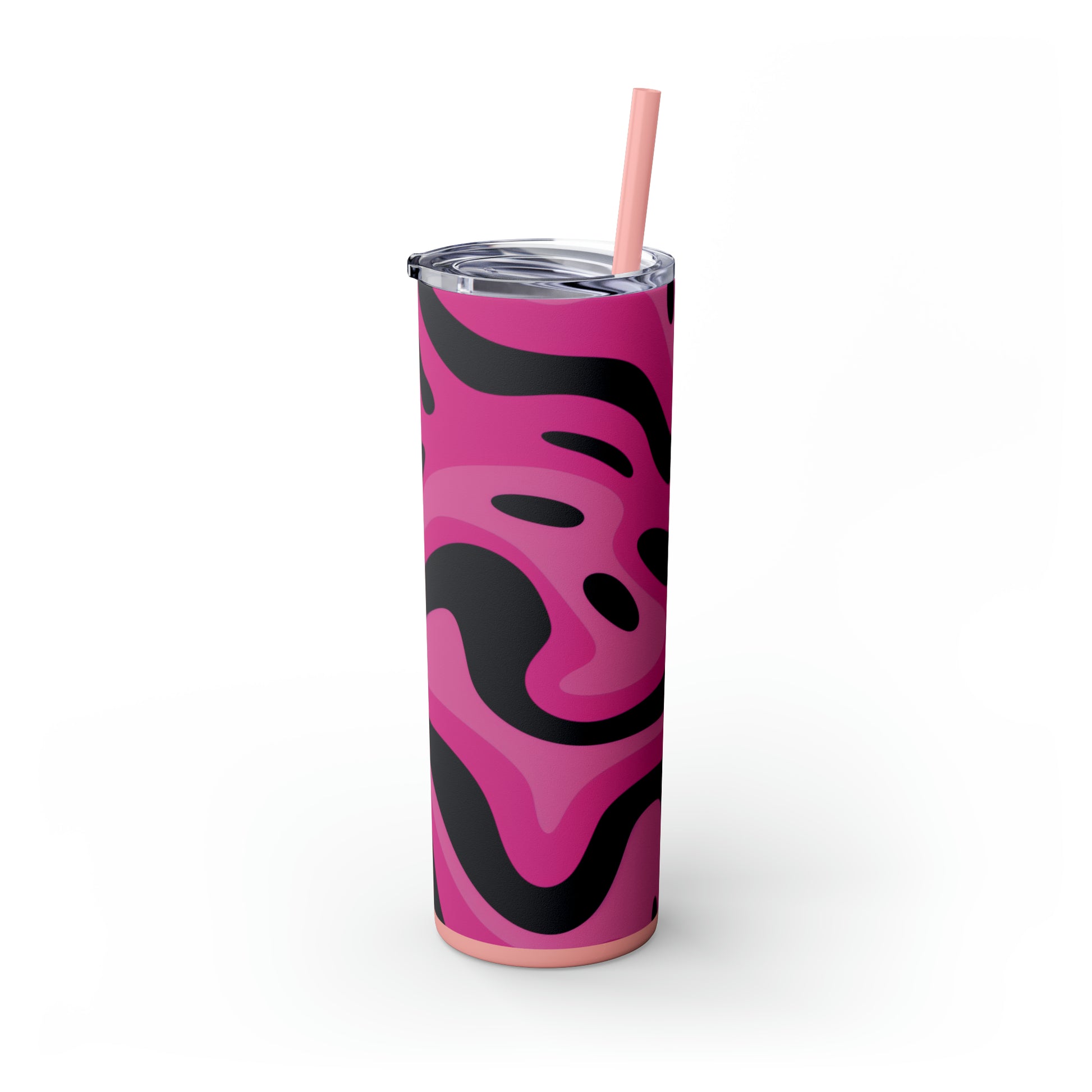 Pink Panther 20oz Insulated Stainless Steel Skinny Tumbler with Lid and Straw - Dyborn Designs