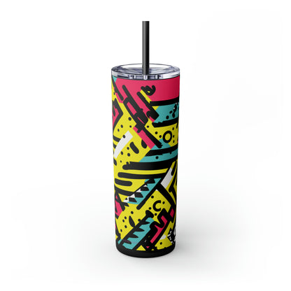 I'm a 90's Kid 20-Ounce Steel Skinny Tumbler with Lid and Straw - Dyborn Designs