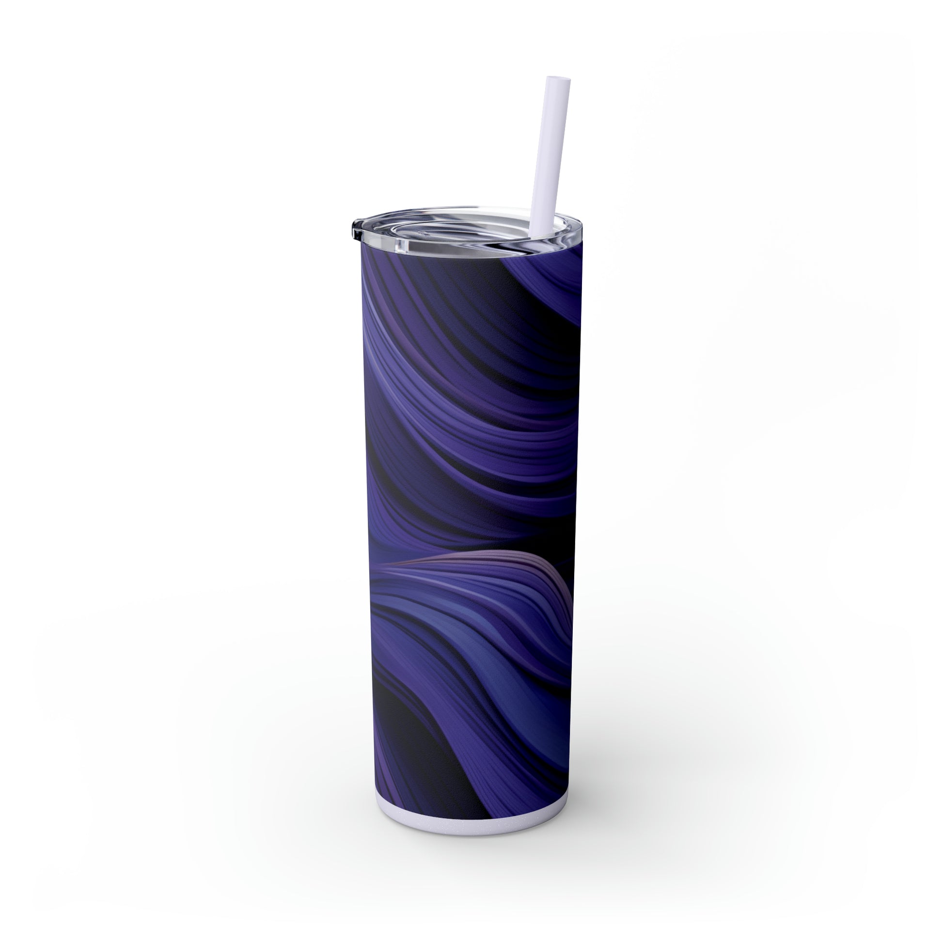 Purple Groove 20oz Insulated Stainless Steel Skinny Tumbler with Lid and Straw - Dyborn Designs