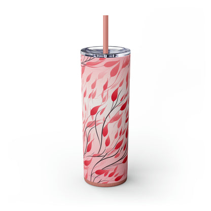 Pastel Breeze 20oz Insulated Stainless Steel Skinny Tumbler with Lid and Straw - Dyborn Designs