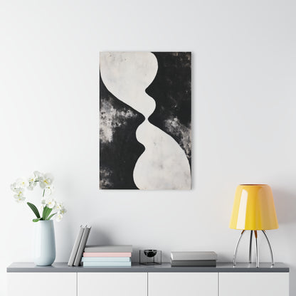 Balanced Divide - Modern Minimalist Acrylic Wall Art - 24 x 36 Inch - Light Mock Up - Dyborn Designs