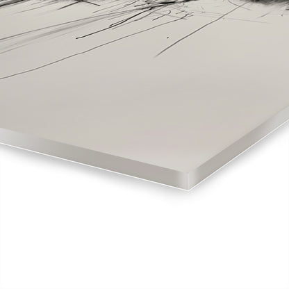 Chaotic Bouquet - Modern Minimalist Acrylic Wall Art - 16 x 20 Inch - Thickness - Dyborn Designs
