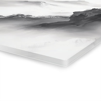 Cliffside Mist - Modern Minimalist Acrylic Wall Art - 11 x 14 Inch - Thickness - Dyborn Designs