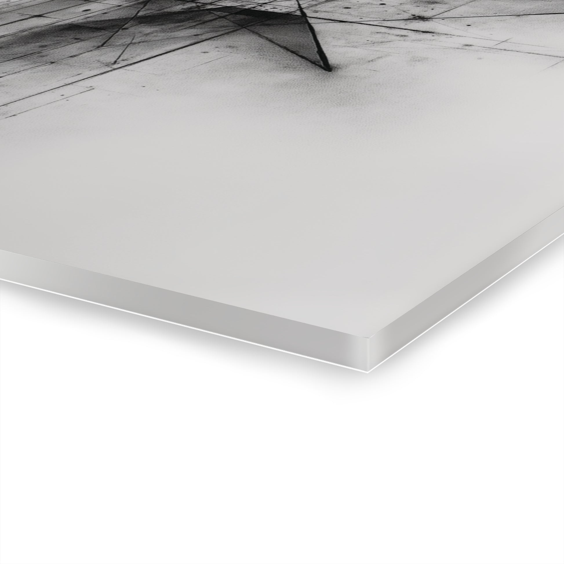 Dissonant Form - Modern Minimalist Acrylic Wall Art - 16 x 20 Inch - Thickness - Dyborn Designs