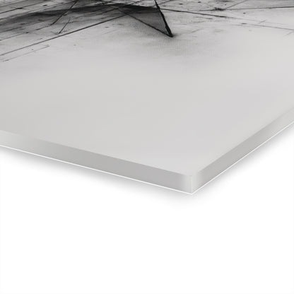 Dissonant Form - Modern Minimalist Acrylic Wall Art - 16 x 20 Inch - Thickness - Dyborn Designs