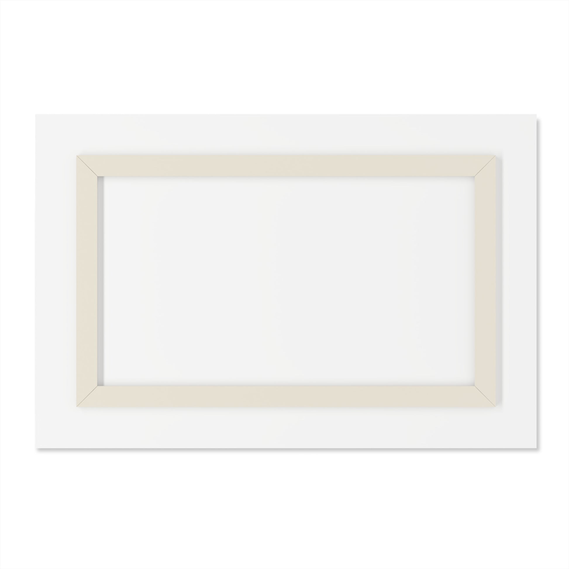 Divided Pines - Modern Minimalist Acrylic Wall Art - 36 x 24 Inch - Back - Dyborn Designs