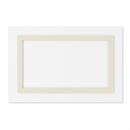 Divided Pines - Modern Minimalist Acrylic Wall Art - 36 x 24 Inch - Back - Dyborn Designs