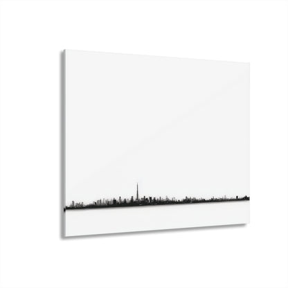 Eternal Skyline - Modern Minimalist Acrylic Wall Art - 14 x 11 Inch - Front - Dyborn Designs