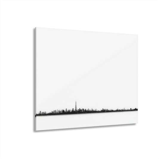 Eternal Skyline - Modern Minimalist Acrylic Wall Art - 14 x 11 Inch - Front - Dyborn Designs