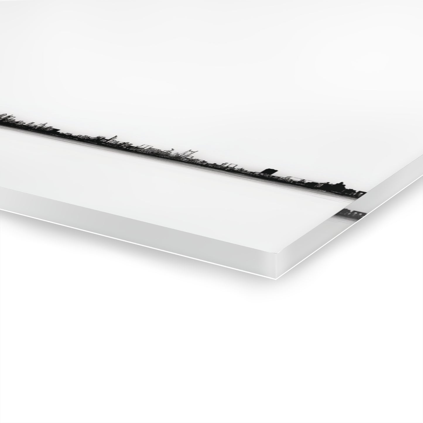 Eternal Skyline - Modern Minimalist Acrylic Wall Art - 14 x 11 Inch - Thickness - Dyborn Designs