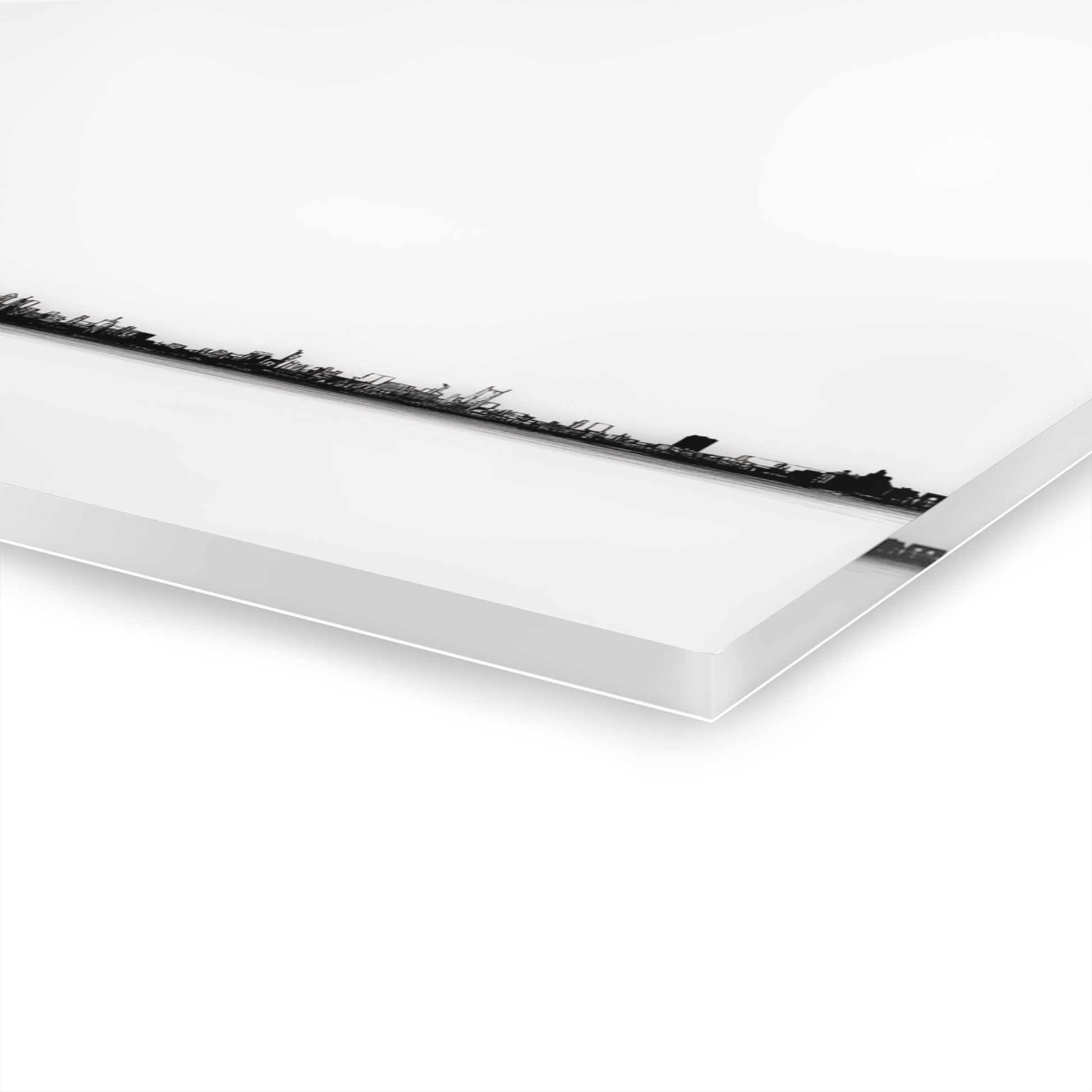 Eternal Skyline - Modern Minimalist Acrylic Wall Art - 14 x 11 Inch - Thickness - Dyborn Designs