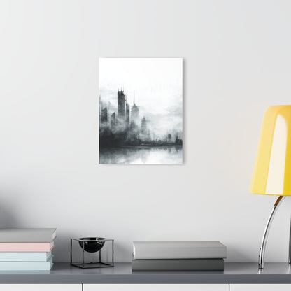 Fading Empire - Modern Minimalist Acrylic Wall Art - 11 x 14 Inch - Light Mock Up - Dyborn Designs