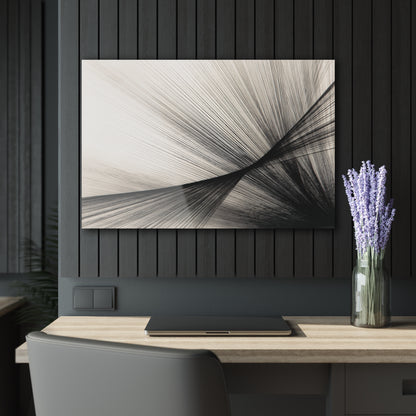 Linear Tension - Modern Minimalist Acrylic Wall Art - 36 x 24 Inch - Dark Mock Up - Dyborn Designs