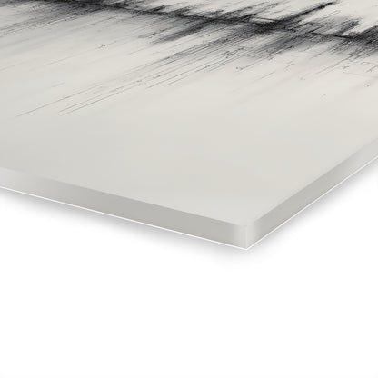 Mirrored Spires - Modern Minimalist Acrylic Wall Art - 20 x 16 Inch - Thickness - Dyborn Designs