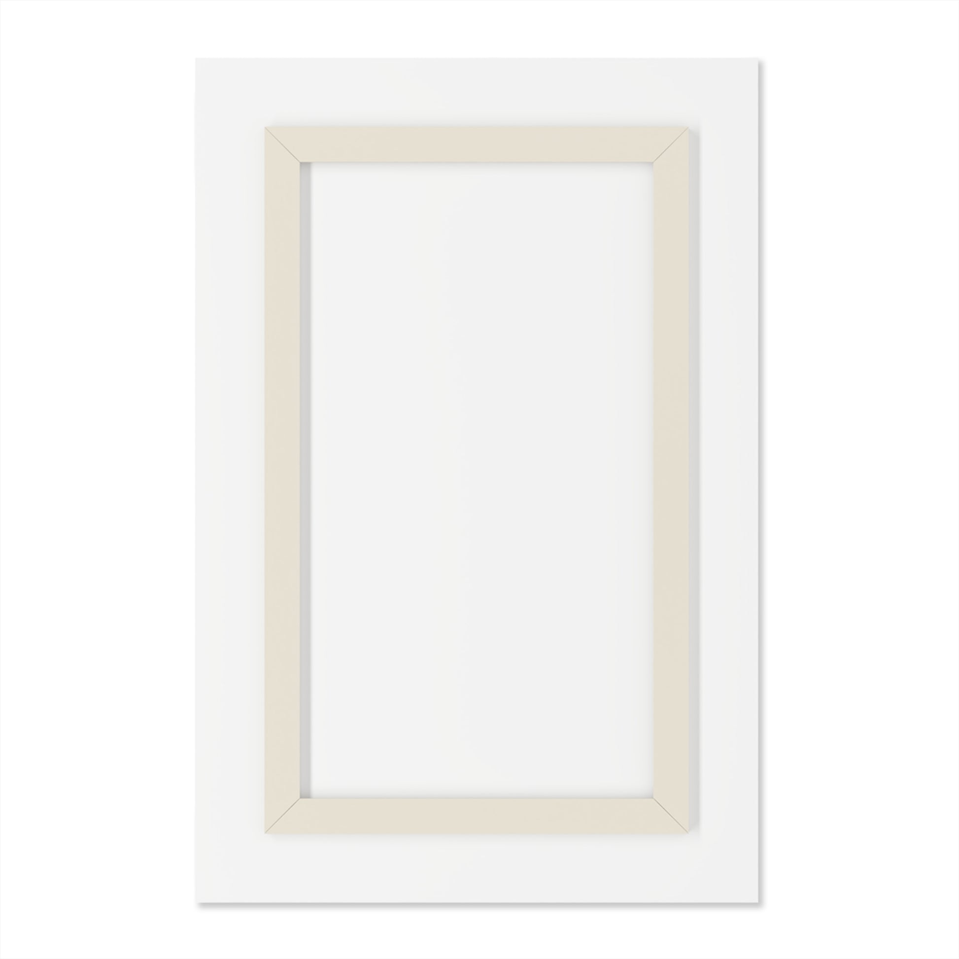 Mountain Lake - Modern Minimalist Acrylic Wall Art - 24 x 36 Inch - Back - Dyborn Designs