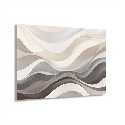 Muted Terrain - Modern Minimalist Acrylic Wall Art - 30 x 20 Inch - Front - Dyborn Designs