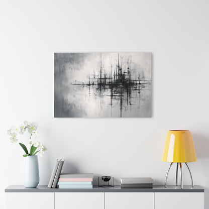 Obscured Order - Modern Minimalist Acrylic Wall Art - 36 x 24 Inch - Light Mock Up - Dyborn Designs