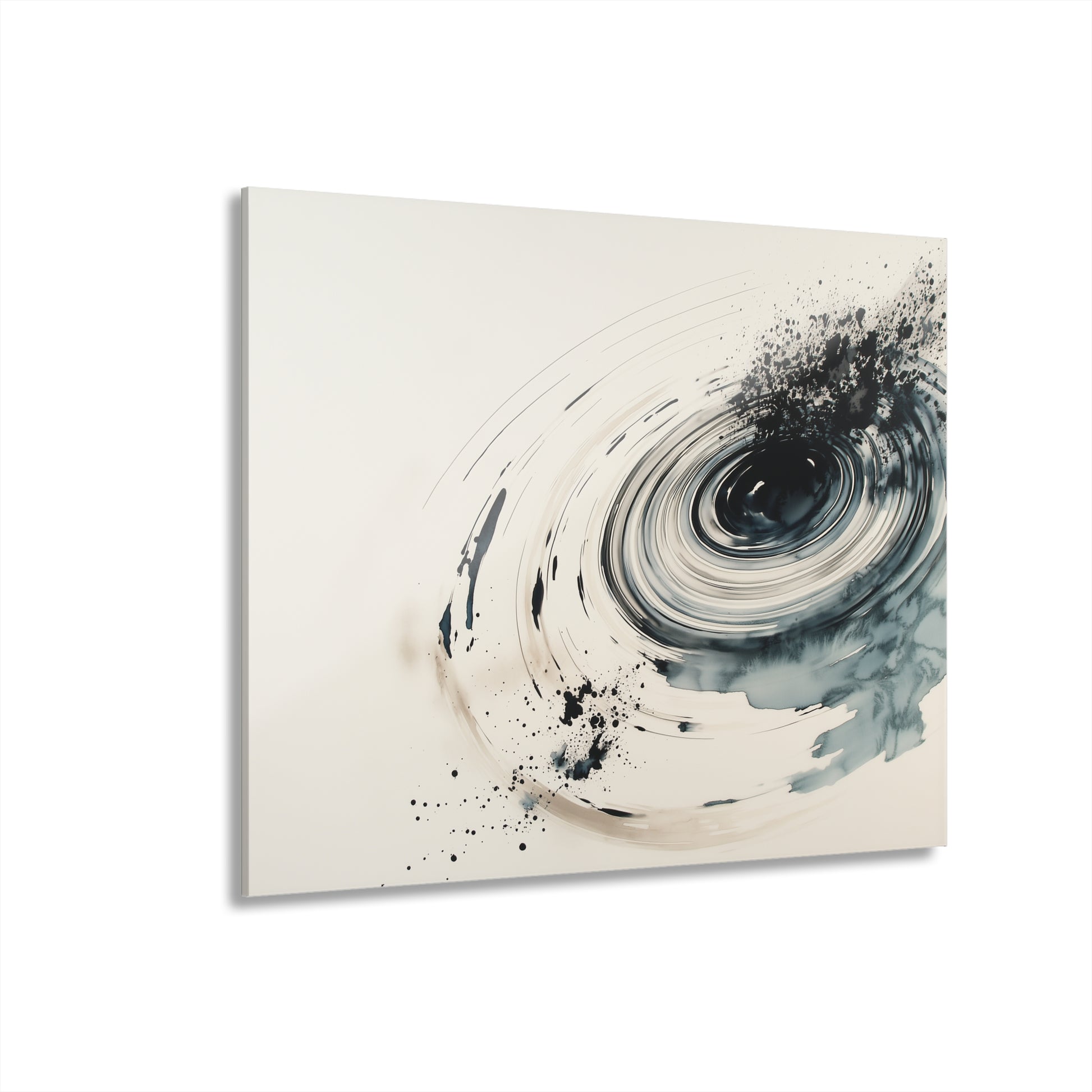 Quiet Impact - Modern Minimalist Acrylic Wall Art - 14 x 11 Inch - Front - Dyborn Designs