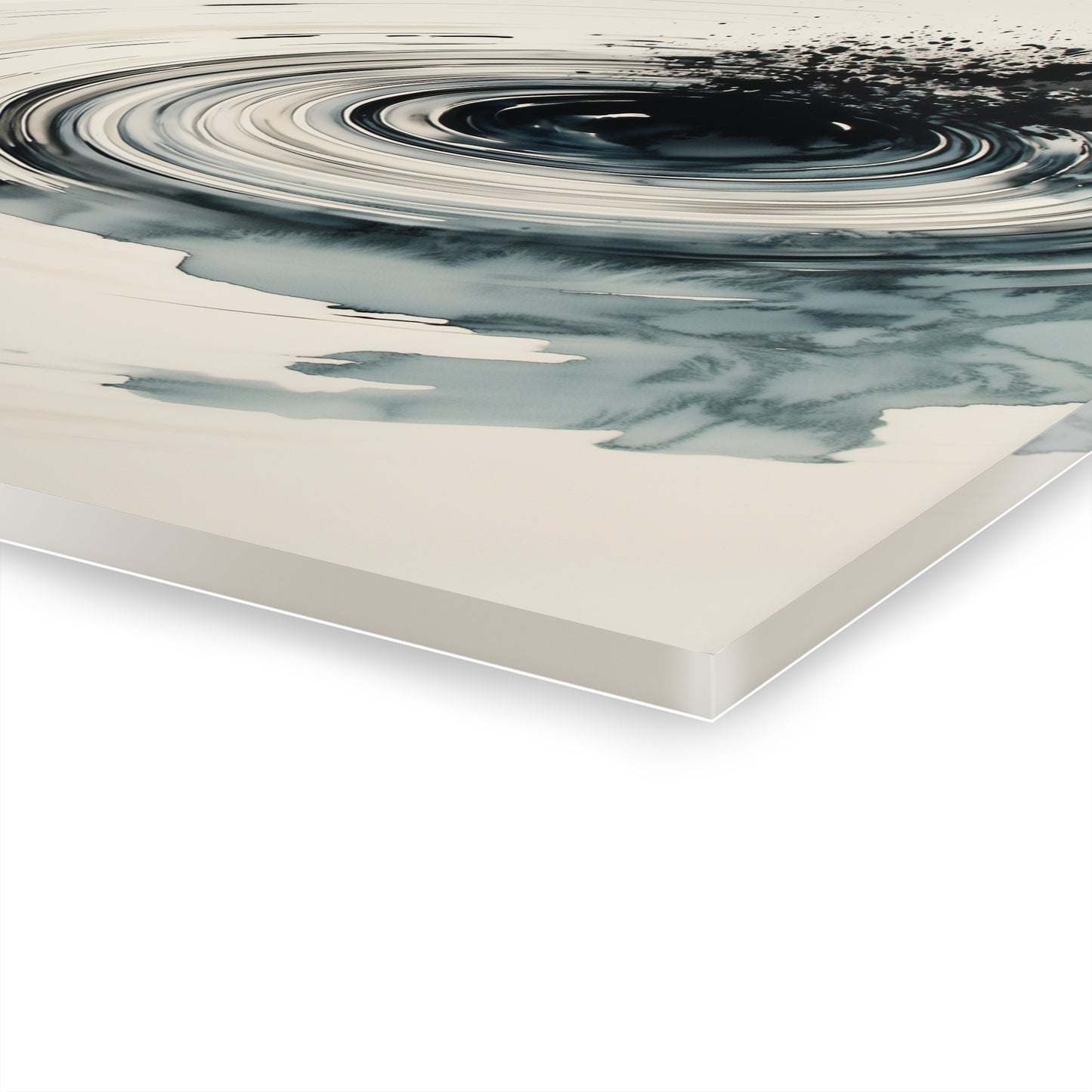 Quiet Impact - Modern Minimalist Acrylic Wall Art - 14 x 11 Inch - Thickness - Dyborn Designs