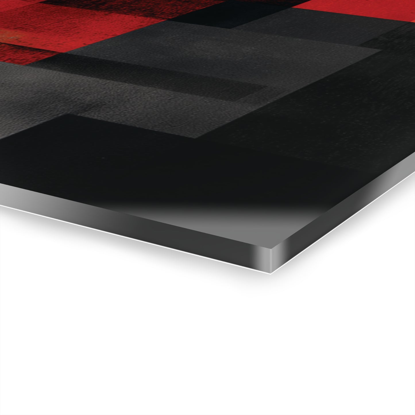Scarlet Balance - Modern Minimalist Acrylic Wall Art - 20 x 30 Inch - Thickness - Dyborn Designs