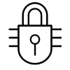 Secure Lock Icon - Dyborn Designs