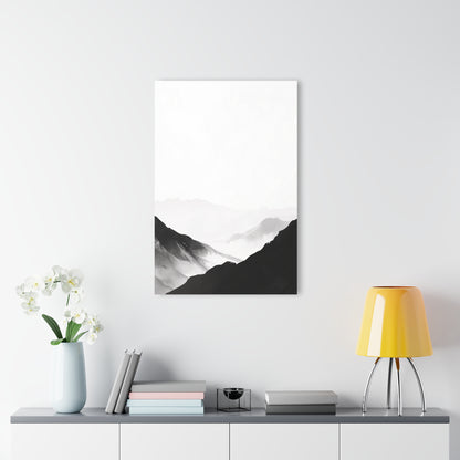 Shadow Valley - Modern Minimalist Acrylic Wall Art - 24 x 36 Inch - Light Mock Up - Dyborn Designs