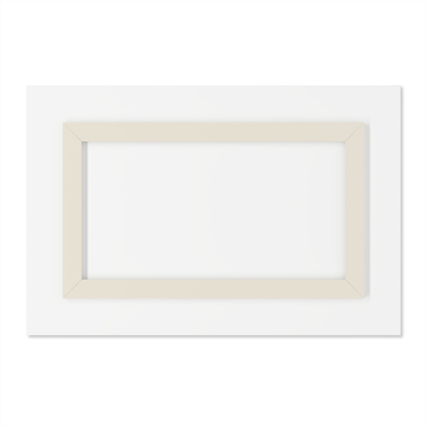 Shadowed Pines - Modern Minimalist Acrylic Wall Art - 30 x 20 Inch - Back - Dyborn Designs