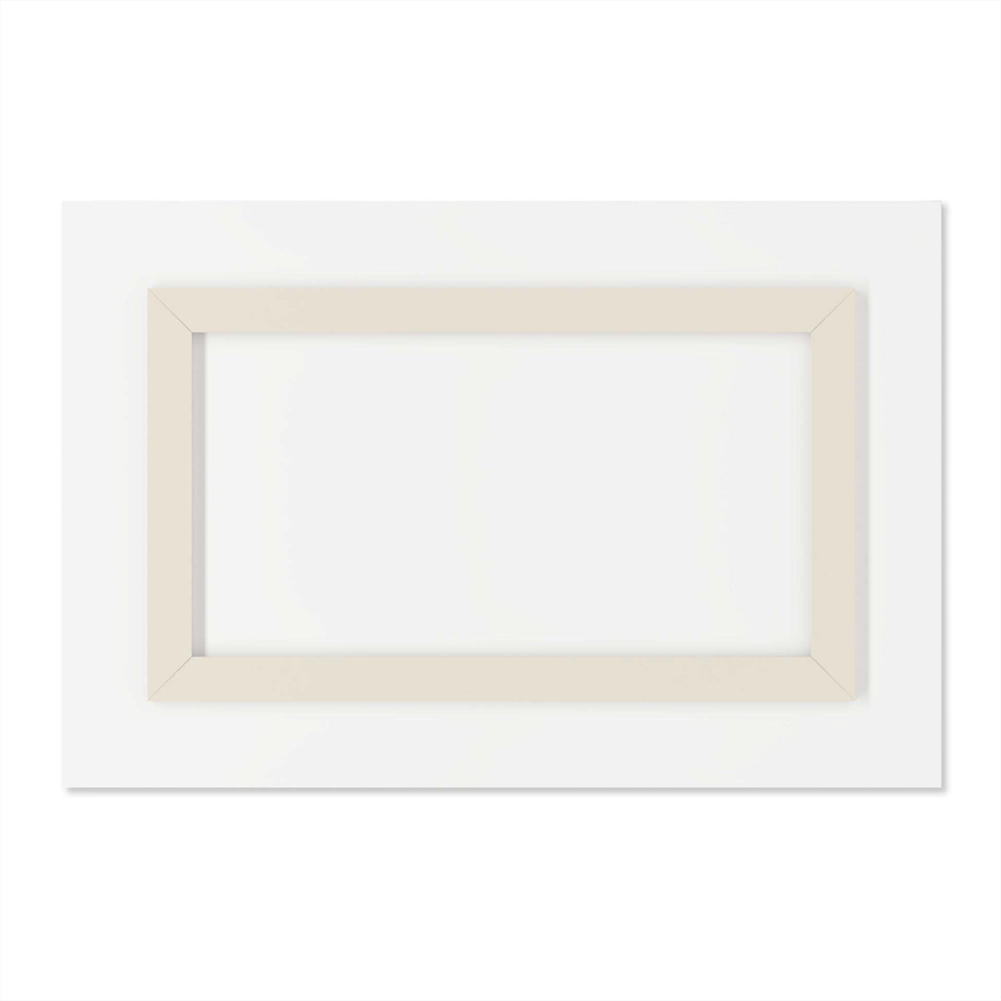 Shadowed Pines - Modern Minimalist Acrylic Wall Art - 30 x 20 Inch - Back - Dyborn Designs