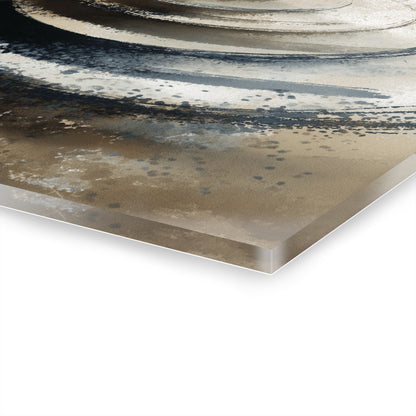 Silent Collapse - Modern Minimalist Acrylic Wall Art - 11 x 14 Inch - Thickness - Dyborn Designs