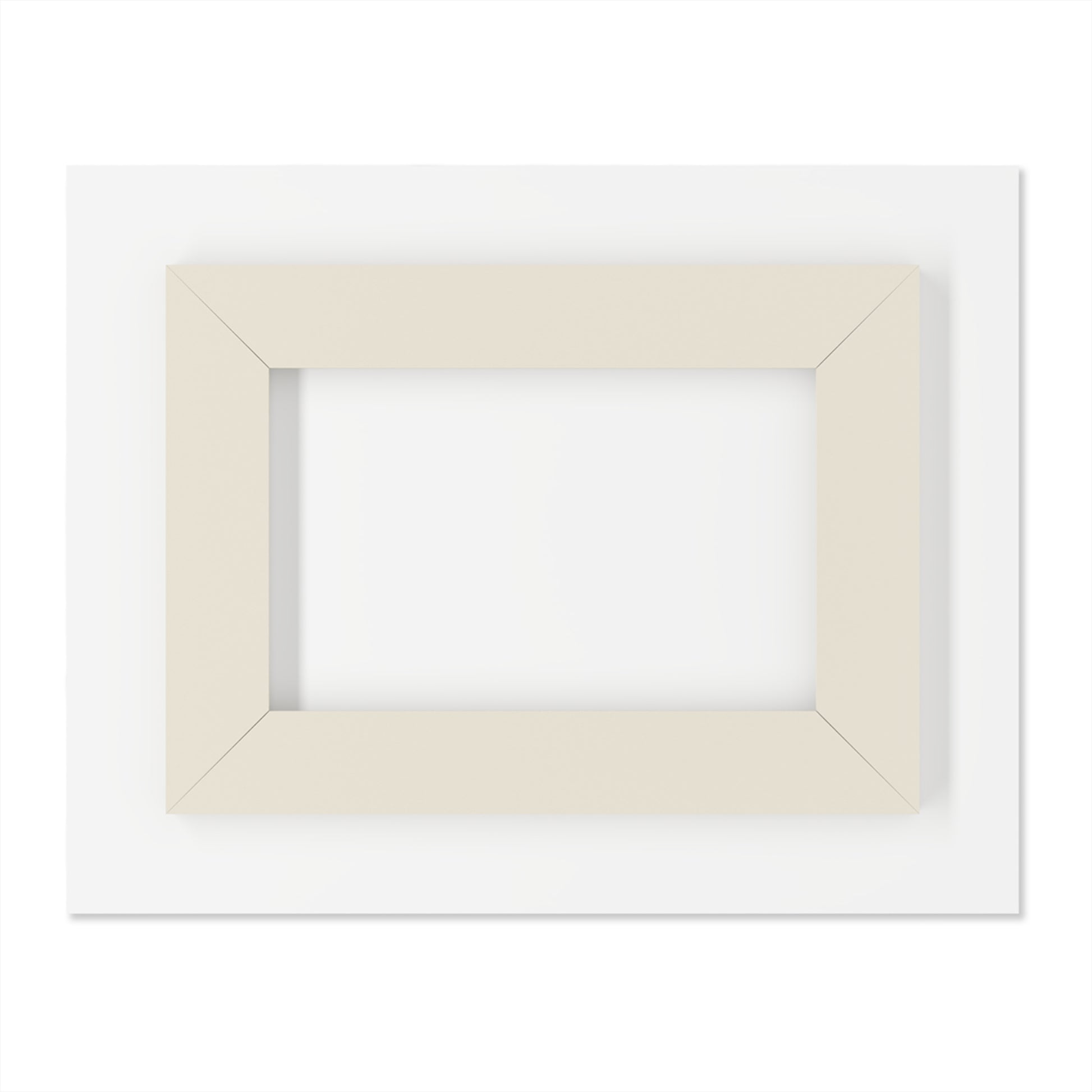Silent Fields - Modern Minimalist Acrylic Wall Art - 14 x 11 Inch - Back - Dyborn Designs