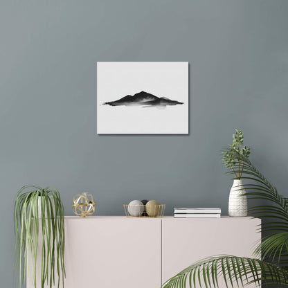 Solitary Ridge - Modern Minimalist Acrylic Wall Art  - 20 x 16 Inch - Blue Mock Up - Dyborn Designs
